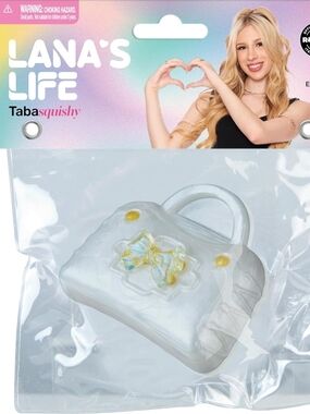 Lanas Life Taba Squishy White Mini Bow Handbag